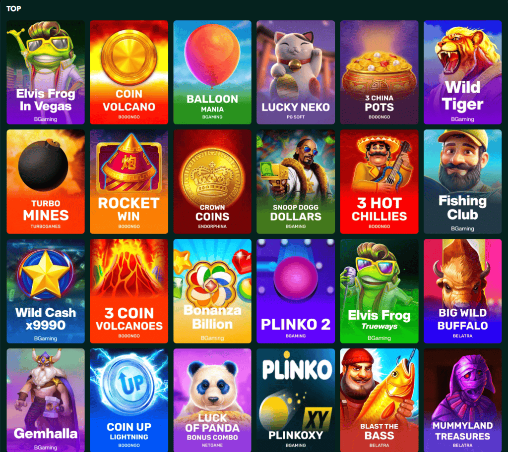 Crowngreen Casino Games